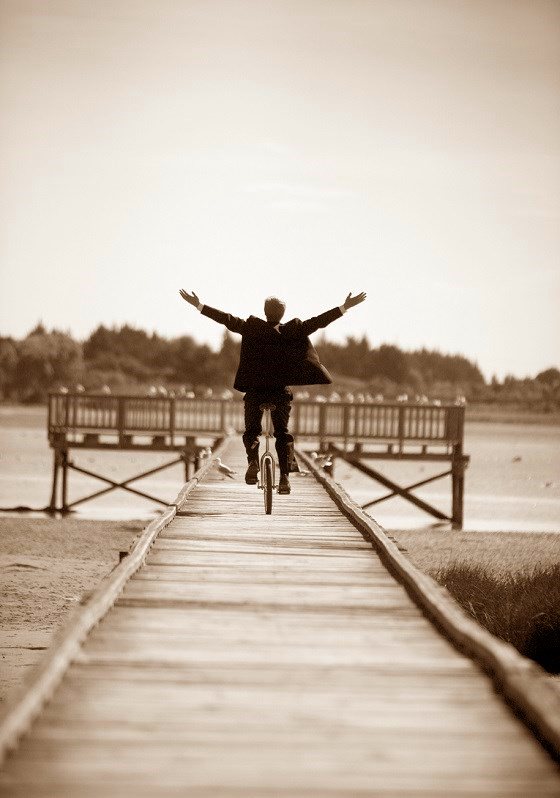 Me unicycling on my wedding day Ben Hoyt unicycling on his wedding day